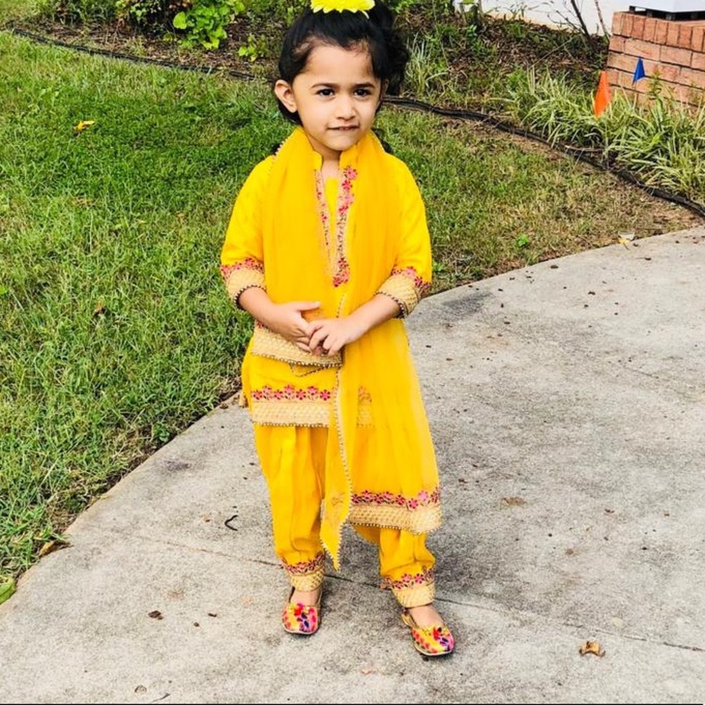 Little girl Punjabi salwar suit